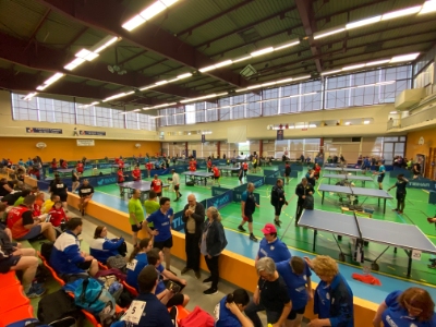 Les résidents aux championnats de France de para tennis de table